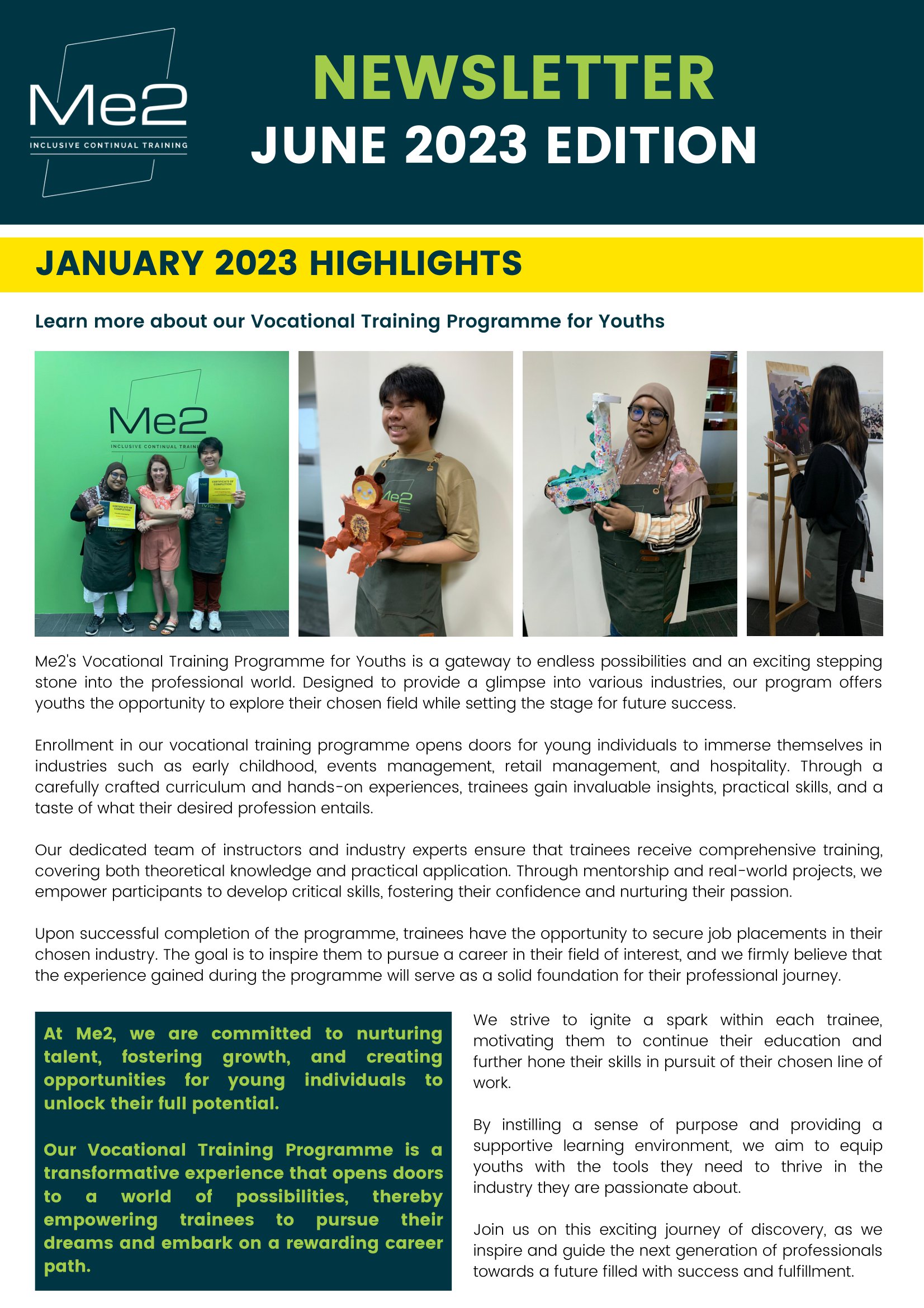 Our 2023 Me2 June Newsletter is here! - Me2