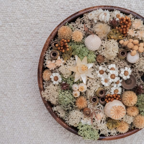 Pinning For you botanical wooden bowl