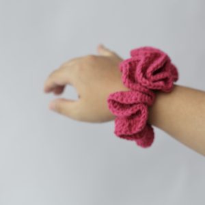 Handmade Crochet Fluffy Scrunchies