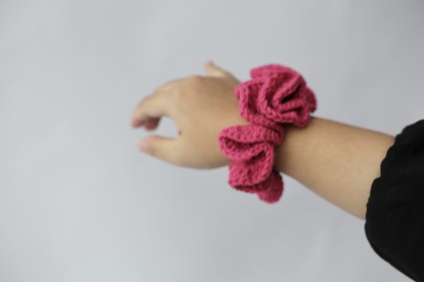 Handmade Crochet Fluffy Scrunchies