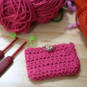 Handmade Crochet Mini Coin Pouch