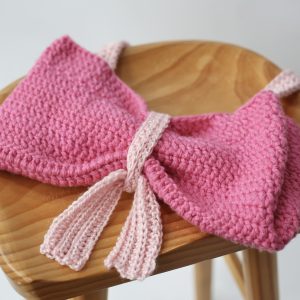Handmade Crochet Ribbon Bag