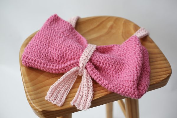 Handmade Crochet Ribbon Bag