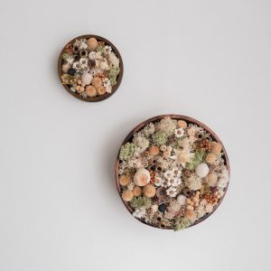 Pinning For you botanical wooden bowl